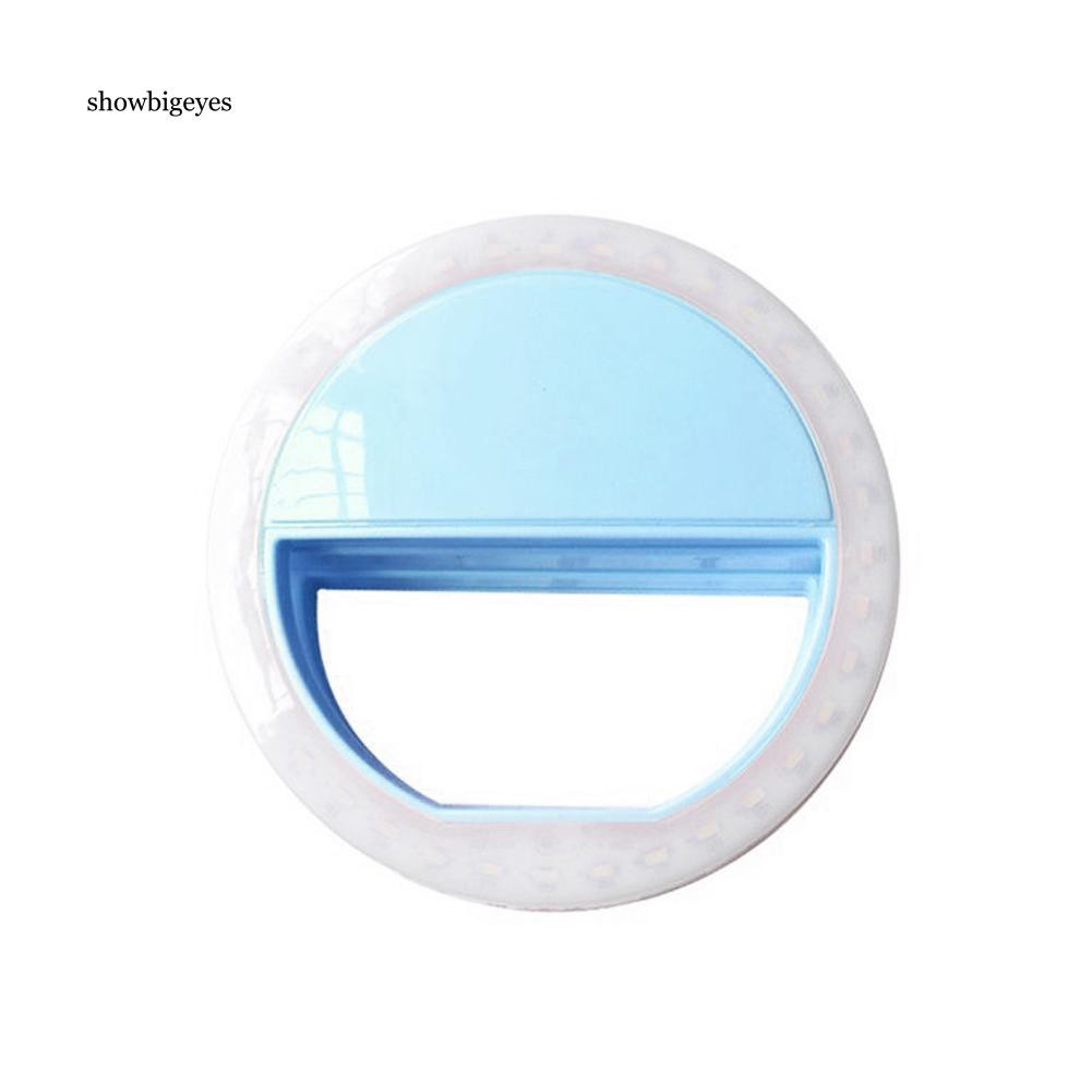 Đèn LED hình tròn hỗ trợ chụp ảnh selfie cho điện thoại