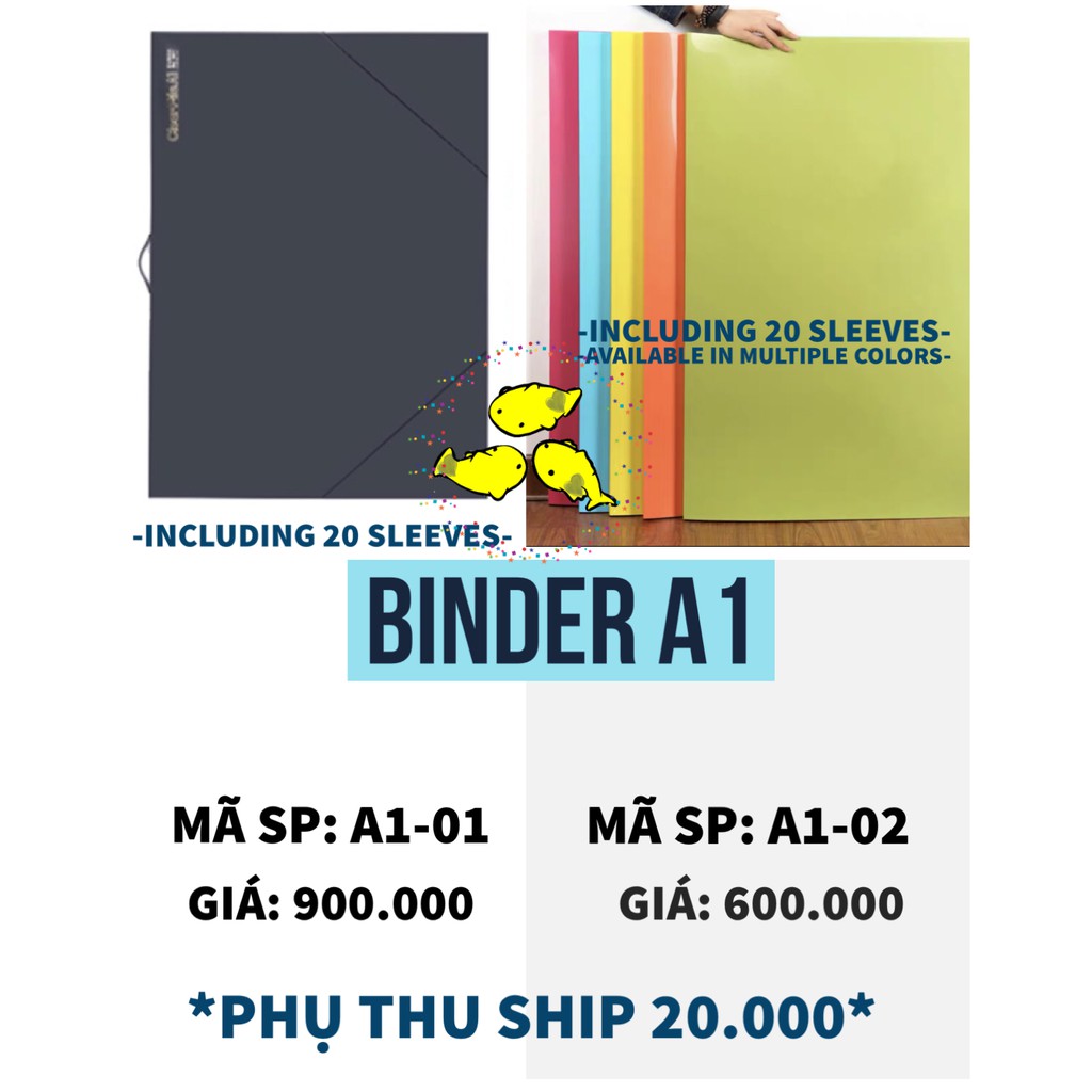 BINDER BÌA - CLEARFILE A1 (HÀN/TRUNG)