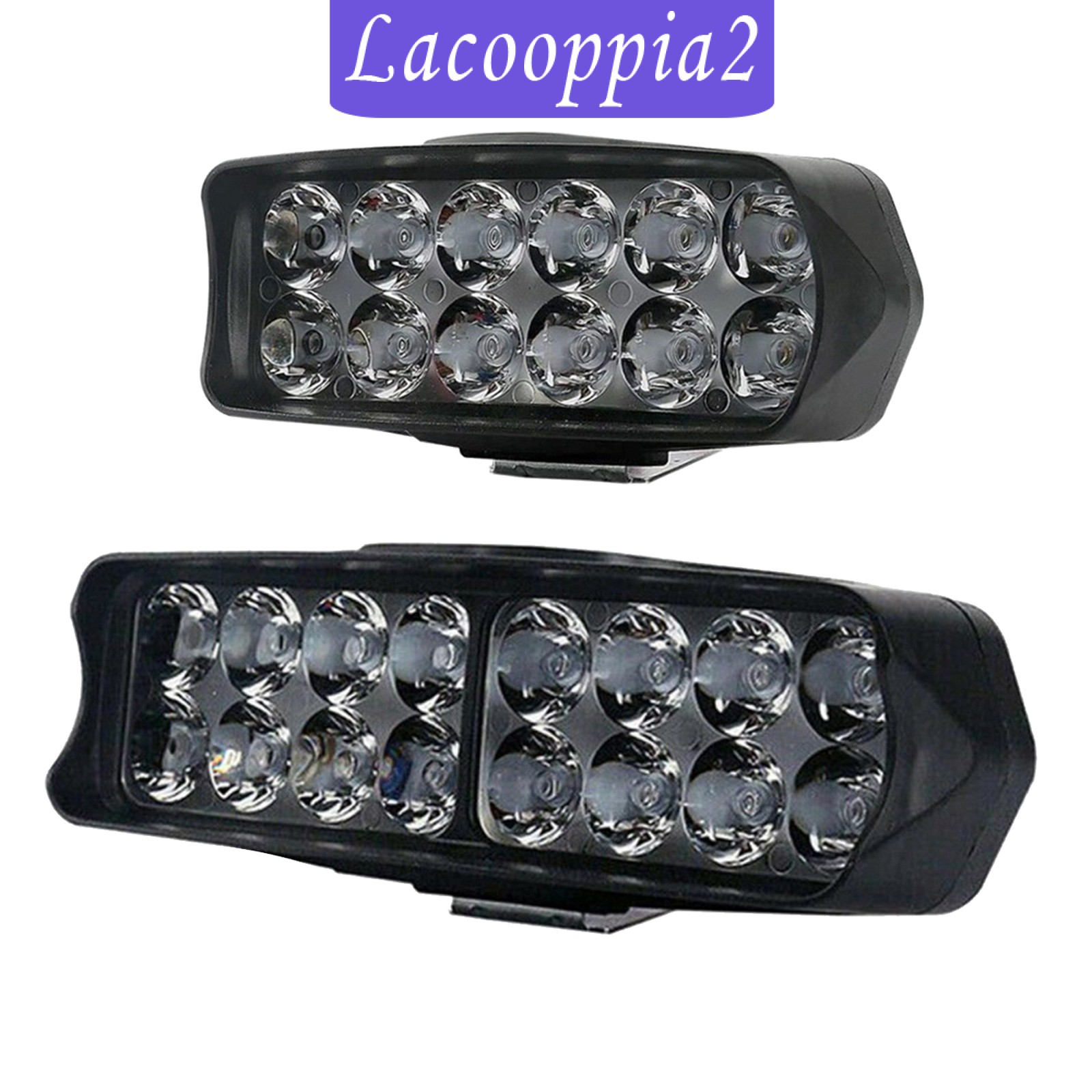 Đèn Pha Led Lapoppia2 12 Bóng Siêu Sáng Cho Xe Mô Tô