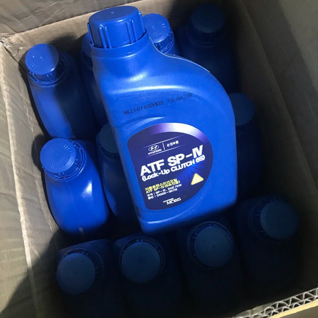 Dầu, nhớt hộp số tự động ATF SP4 (ATF-SPIV) Dùng cho xe I10, Moring, Cerato, Elantra, AccentDầu, nhớt hộp