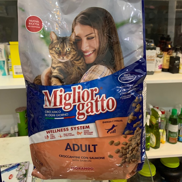 Thức ăn mèo trưởng thành Miglior gatto Adult Salmon Morando 2kg