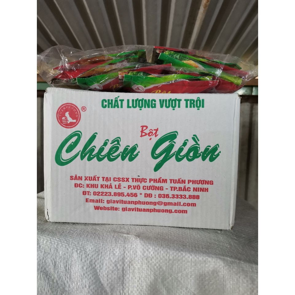 Bột chiên giòn 1 thùng  , thương hiệu tuấn phương