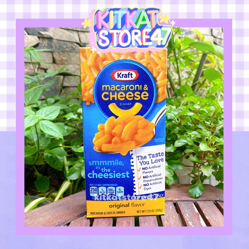 NUI PHÔ MAI MACARONI AND CHEESE KRAFT 206GRAM CỦA MỸ