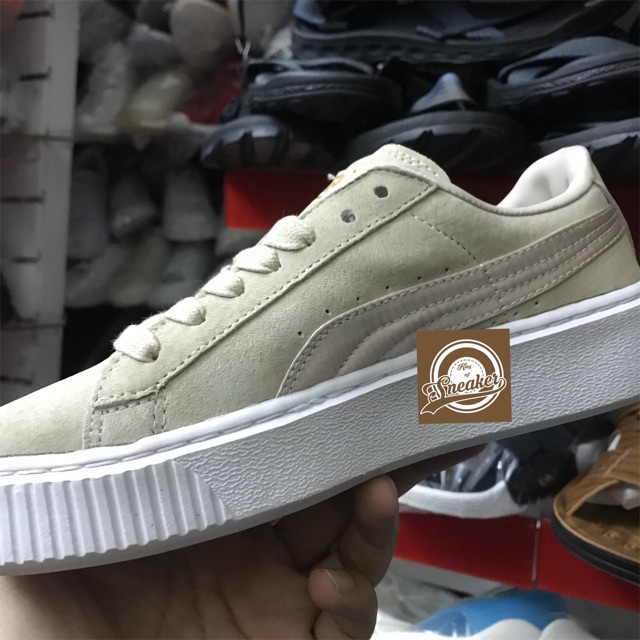 Giầy PUMA thể thao nâu đế trắng thời trang, sneaker nam nữ dạo phố ! ,, . NEW 2020 . . Chuẩn . $