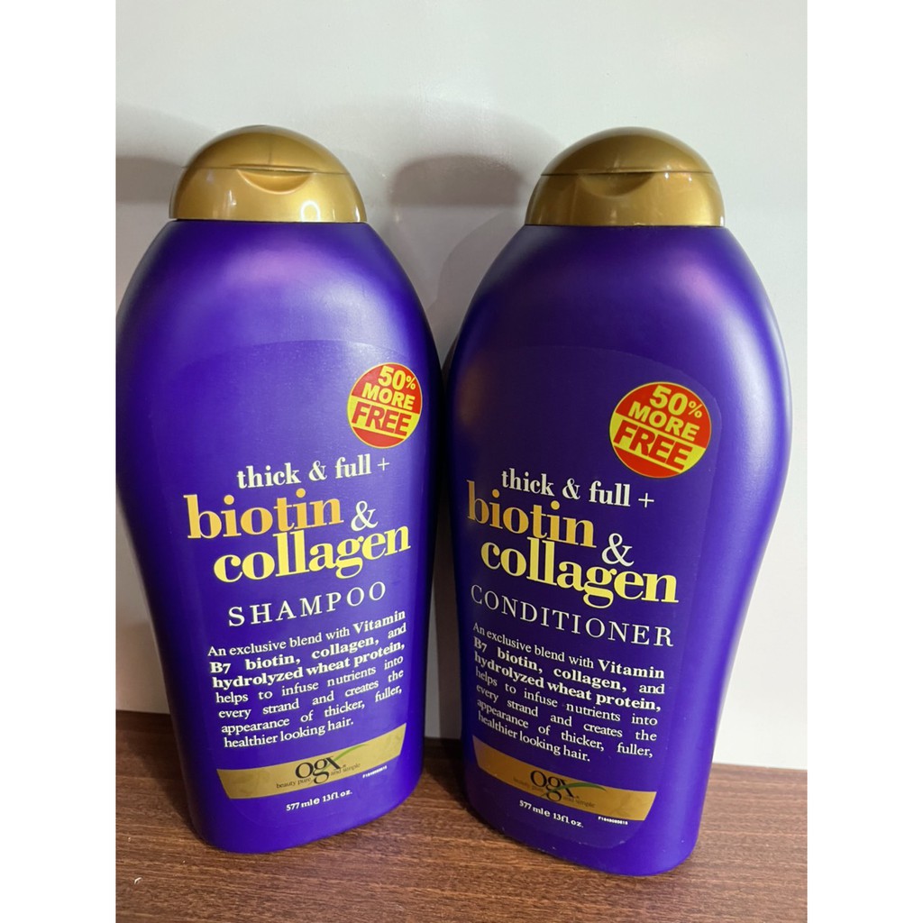 Dầu Gội Xả Chống Rụng Tóc Biotin Collagen 577ml | BigBuy360 - bigbuy360.vn