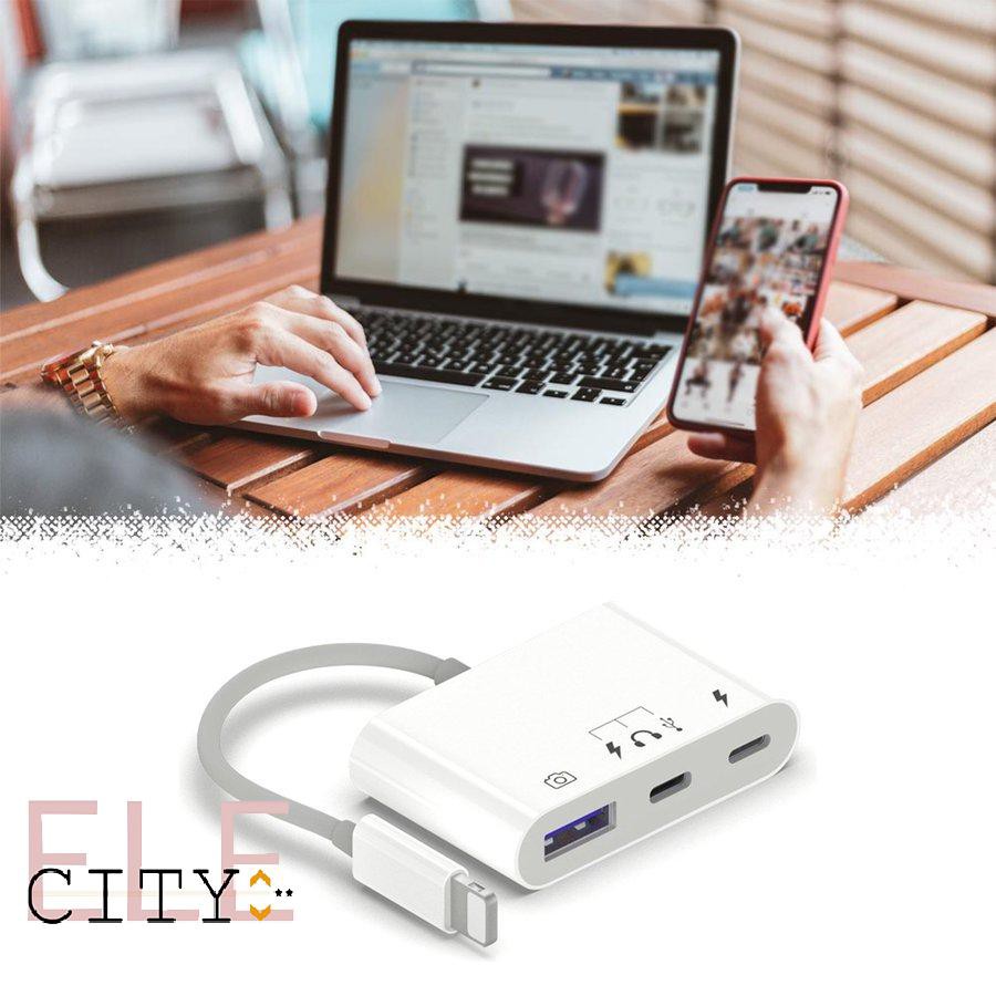 Đầu Đọc Thẻ Nhớ Đa Năng Otg Usb 3.0 Type-C 20ele