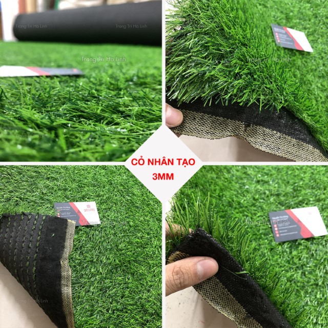 Thảm Cỏ Nhân Tạo Trải Sàn 3cm Hàng Chuẩn Trang Trí Sân Vườn, Ban Công Trong Nhà