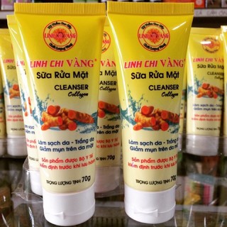 SỮA RỬA MẶT TRẮNG DA SẠCH MỤN LINH CHI VÀNG
