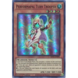 Thẻ bài Yugioh - TCG - Performapal Turn Trooper / MP21-EN091'