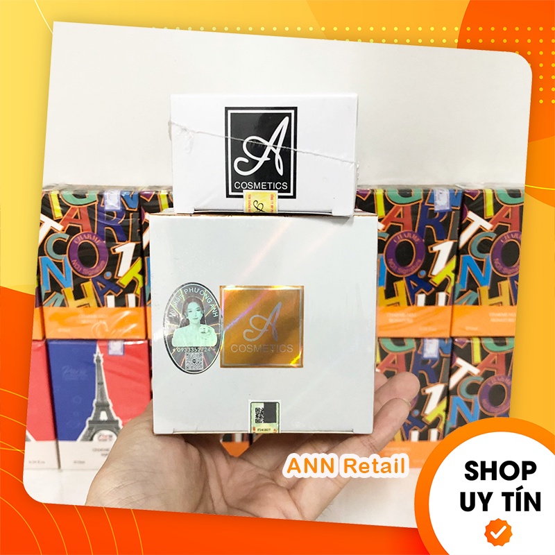 [Chính hãng] Combo Tẩy tế bào sợi dừa non A Cosmetics + Kem Face Pháp A Mỹ phẩm Phương Anh