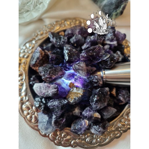 Đá Flourite tự nhiên, huỳnh thạch thanh tẩy