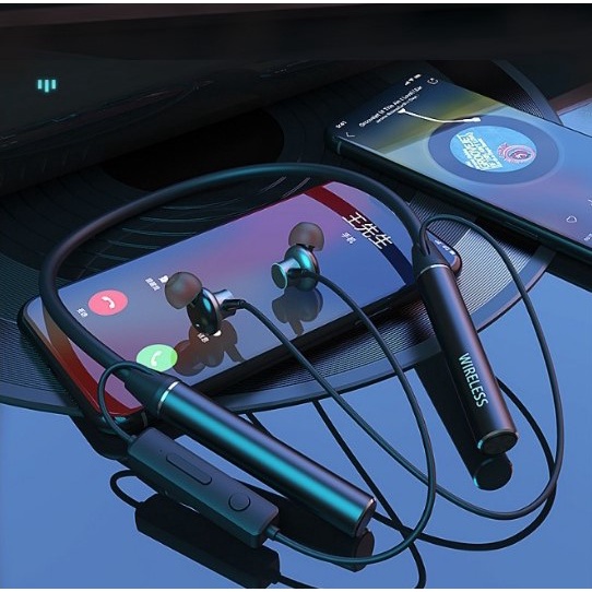 GiGiBomstoreTai Nghe Bluetooth Không dây Phiên bản 5.0 Pin 1000mAh Nghe Nhạc 100h Âm thanhn 9D, Chống ồn khi nghe thoại.