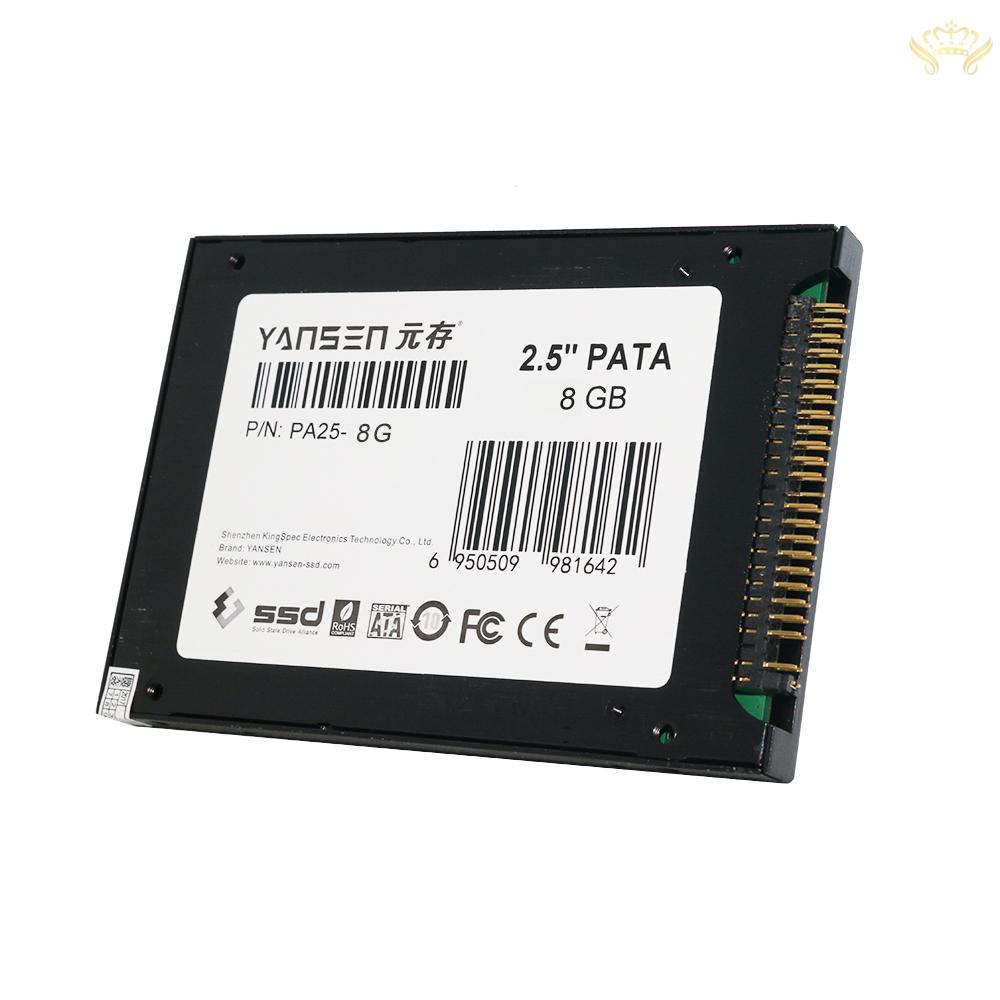 Ổ Cứng Ssd Kingspec Pata (Ide) 2.5 "2.5 Inch 8gb Mlc Cho Pc Laptop Notebook