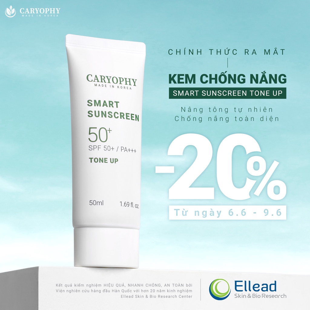 [Mã SKAMPUSH11 giảm 10% đơn 200k] Kem chống nắng cho da dầu mụn hàn quốc kem xịt chống nắng cho da khô da mụn Caryophy | BigBuy360 - bigbuy360.vn