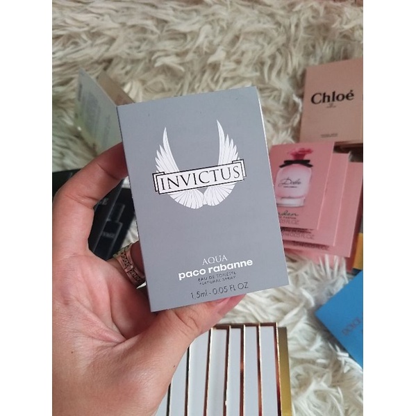 Nước hoa Nam Invictus for men của Paco Rabanne vial