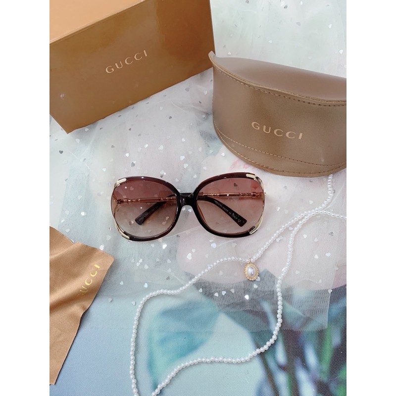 Kính mát thời trang nữ mẫu mới đi biển 2021 gucci