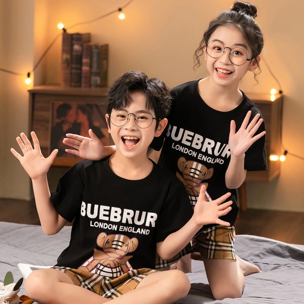 Quần áo bé trai 18-45kg, đồ bộ bé trai từ 5-15 tuổi gấu bbr đồ đôi cực kì đáng yêu , vải thoáng mát,may kĩ