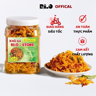 Khô Gà Lá Chanh Thơm Ngon Đặc Biệt Sấy Cay Vừa 1Kg Hoặc 500Gr Đóng Gói Hộp Chắc Chắn | Ri.o Shop