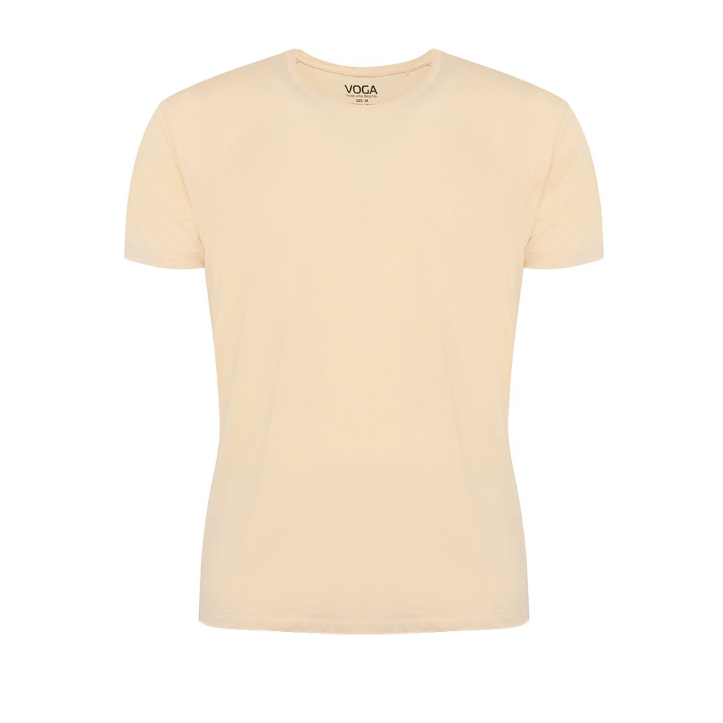 Áo thun nam Voga cổ tròn ngắn tay vải cao cấp Modal