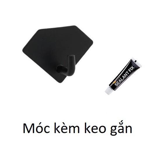 Móc Inox Hình Kim Cương, Móc Treo Đồ Đa Năng, Móc Dán Tường Chịu Lực, Móc Treo Đồ Nhà Tắm - Khu Bếp. Kingler 2003
