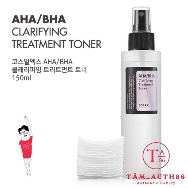 Nước hoa hồng Cosrx AHA BHA Clarifying Treatment Toner 150ml