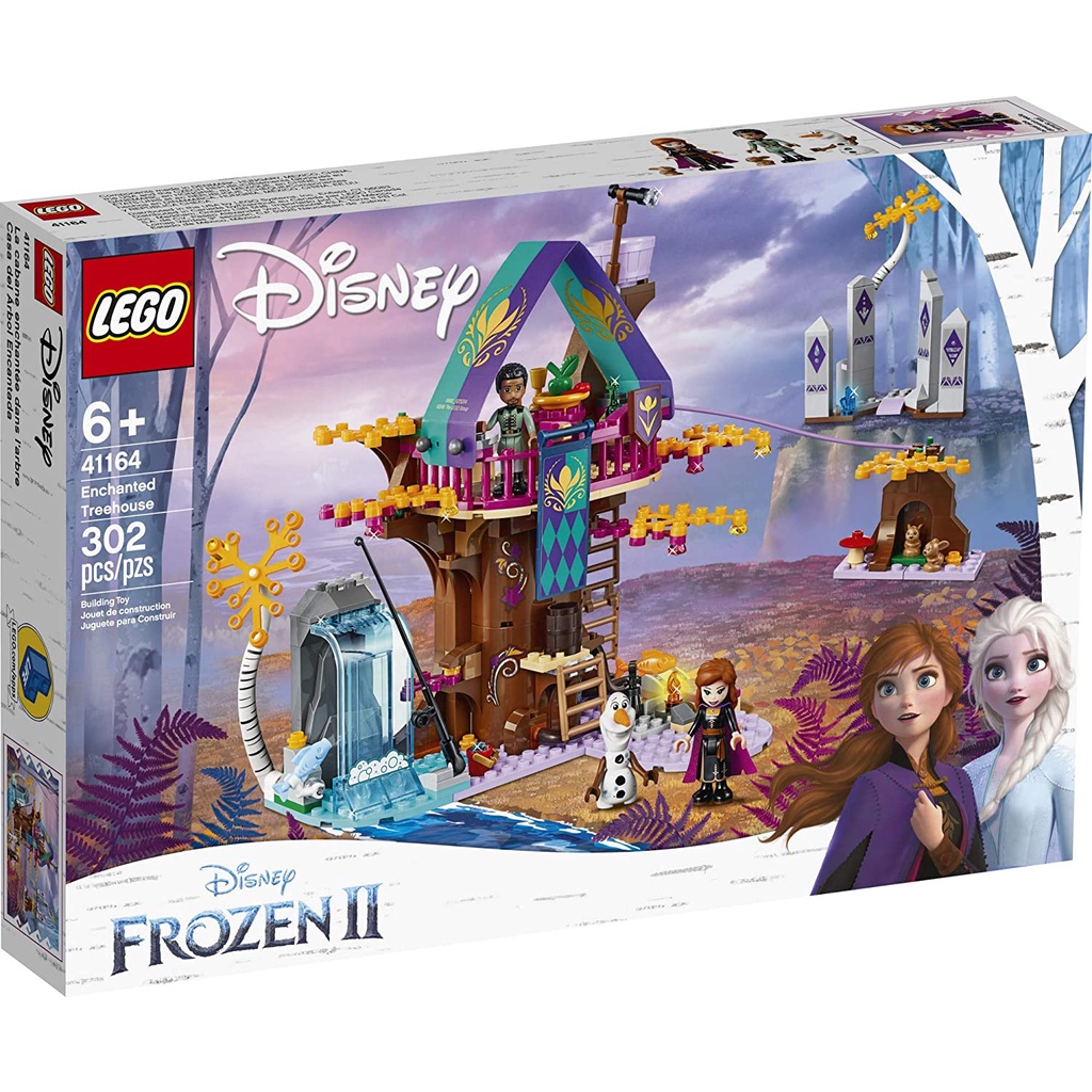Đồ chơi LEGO Disney Frozen II nhà cây huyền bí mã  41164