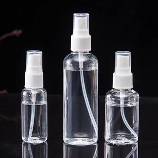 Bình rỗng đựng mỹ phẩm bằng nhựa trong suốt dạng xịt tiện dụng