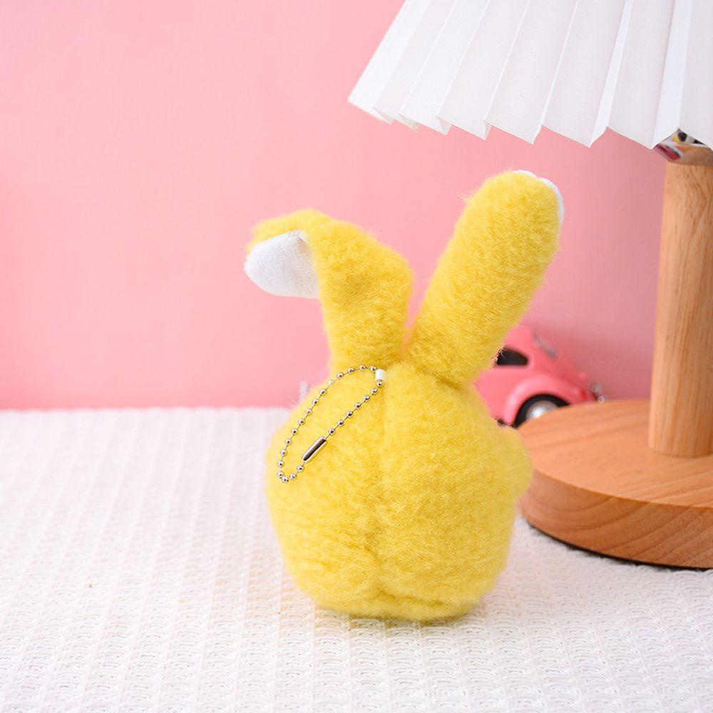 NICKOLAS Móc Khóa Hình Thỏ Nhồi Bông Dễ Thương