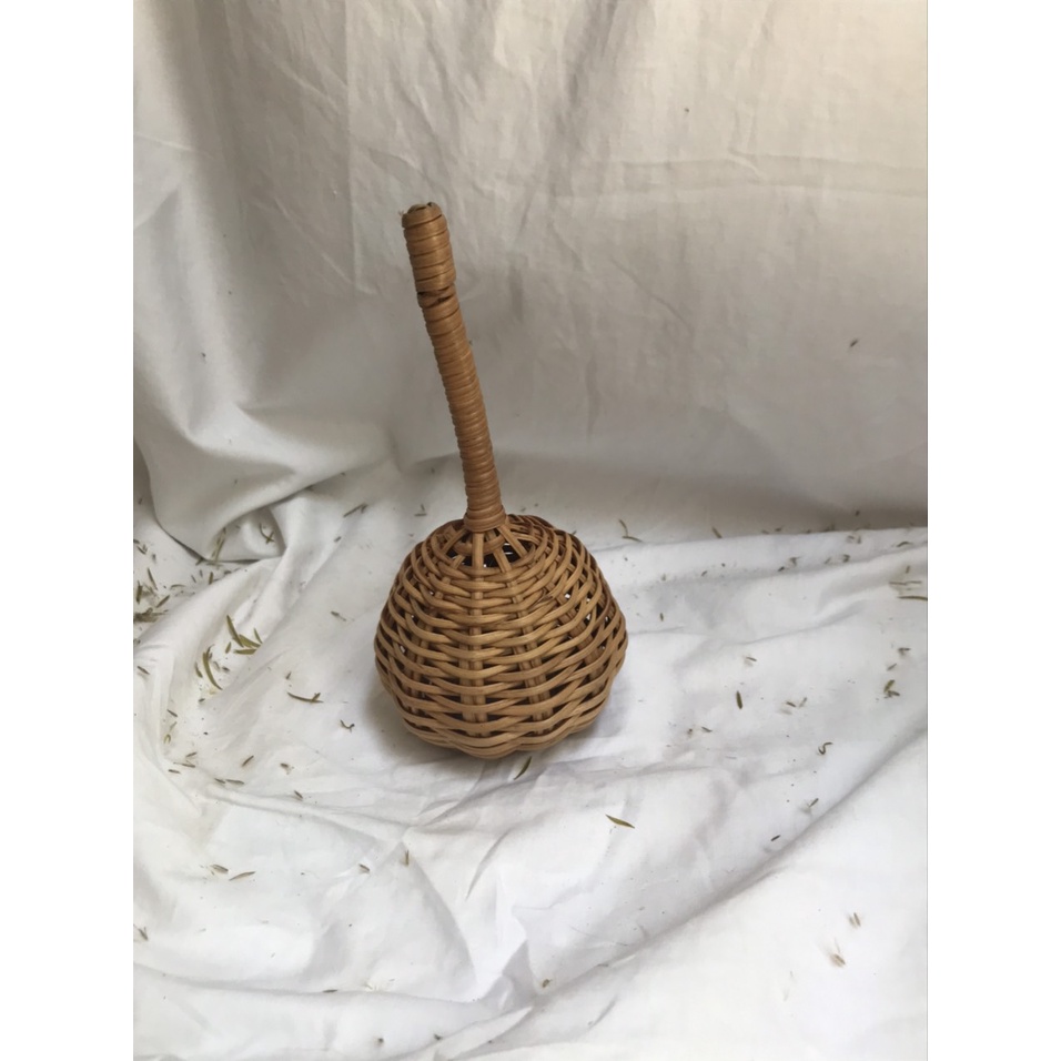 Chuông Đồ Chơi Cho Bé- Chất Liệu Mây Đan Thủ Công - Có Thể Làm Đạo Cụ Chụp Hình Hoặc Trang Trí Phòng Cho Bé Rất Xinh Xắn