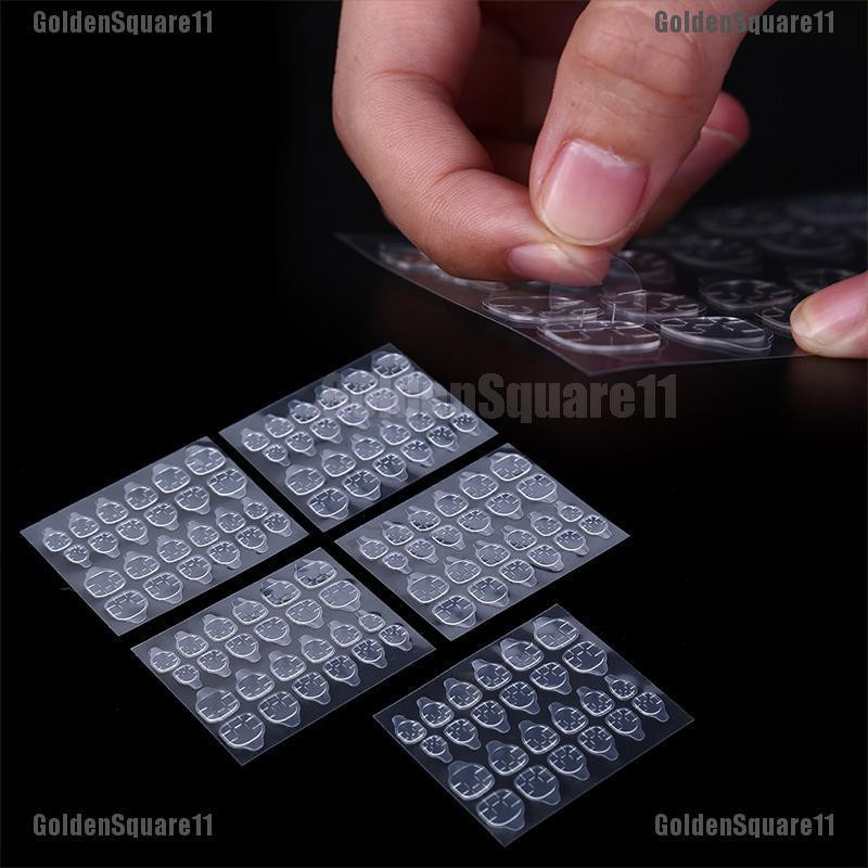 Bộ 5 Tấm / 24 Miếng Dán Móng Tay Giả Hai Mặt Tiện Dụng