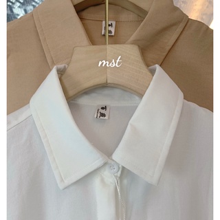 Áo sơmi đũi basic Quảng Châu CHANREEN [FREESHIP]