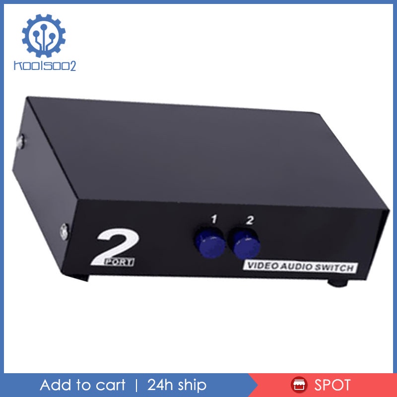 Bộ Chuyển Đổi Âm Thanh 3 RCA L / R 2 Trong 1 2 Trong 1