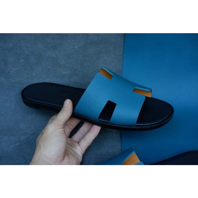 Dép HM nam da epsom pháp