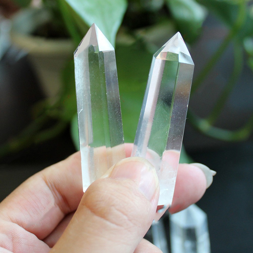 Trụ Đá Thanh Tẩy White Crystal Size 5-6 Cm Chơi Tarot