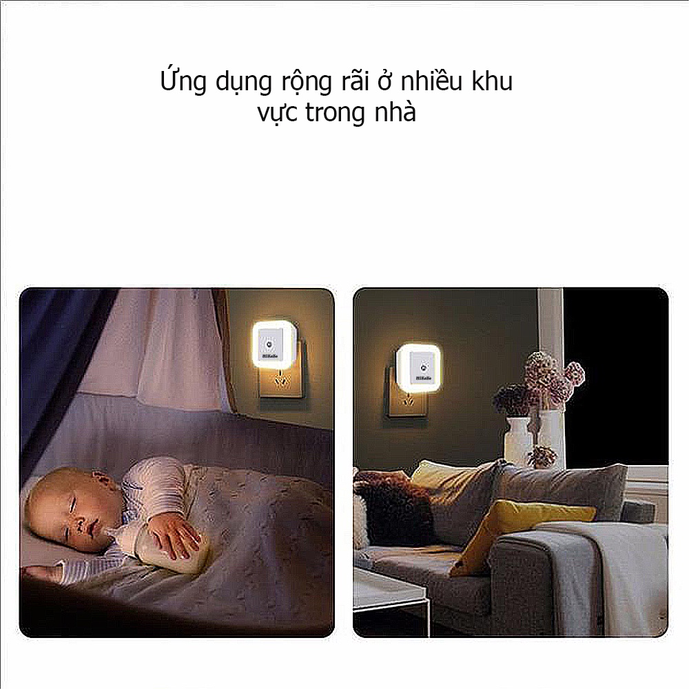 Đèn ngủ cảm ứng ánh sáng tự động tắt mở. Đèn ngủ avatar