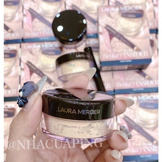 Phấn phủ laura mercier minisize 5gr + tặng kèm nhũ mắt
