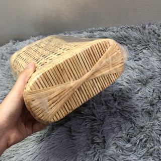 Gối mây đan tự nhiên gối đầu thoáng mát ngày hè (cực thích)