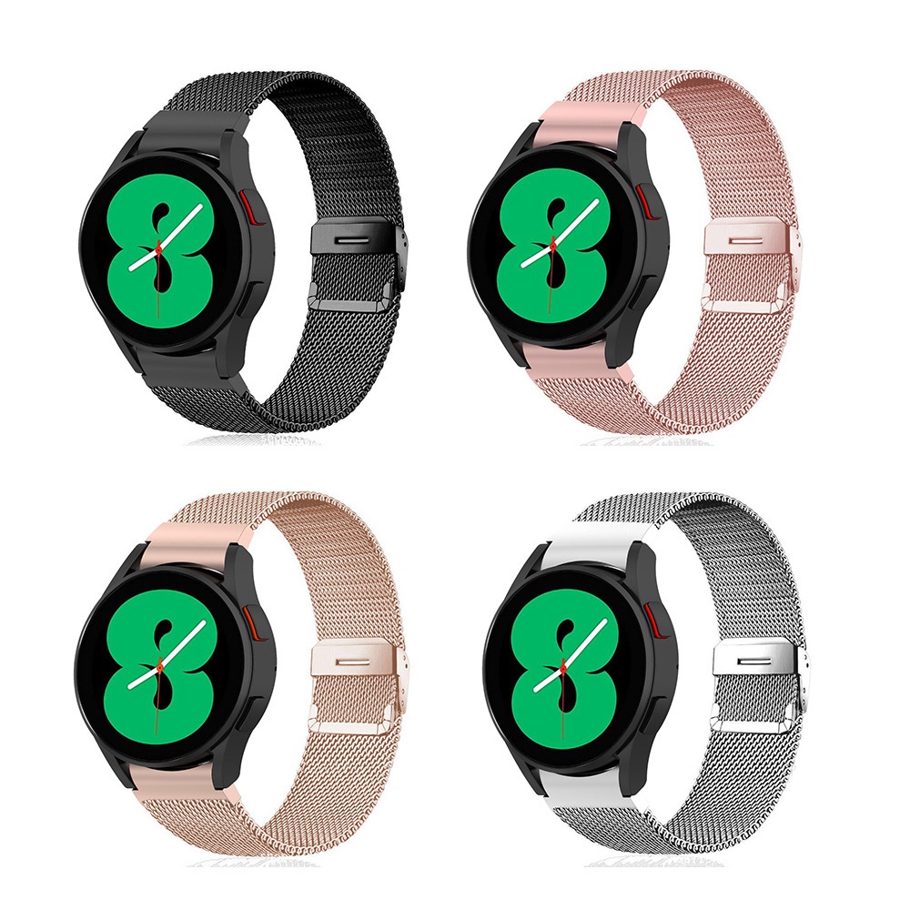 Dây Đeo Inox Cho Đồng Hồ Thông Minh Samsung Galaxy Watch 4 5 Pro 40mm 44mm 45mm Classic 42mm 46mm