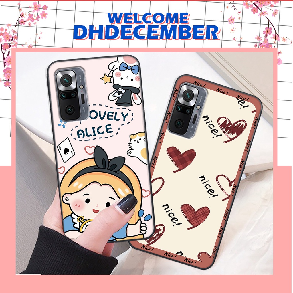 Ốp lưng Xiaomi REDMI NOTE 10  PRO 4G in hình nice ,good luck happy ốp xinh viền dẻo đẹp chất