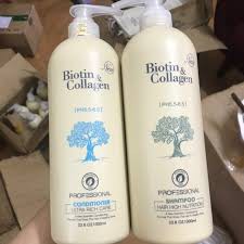 Dầu Gội Xả Biotin Collagen Trắng | Giảm Rụng Tóc,Phục Hồi Tóc Khô Xơ, Hư Tổn 1000ML⚜️Hàng Chính Hãng⚜️ | BigBuy360 - bigbuy360.vn