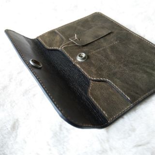 Ví da handmade đựng giấy tờ ô tô