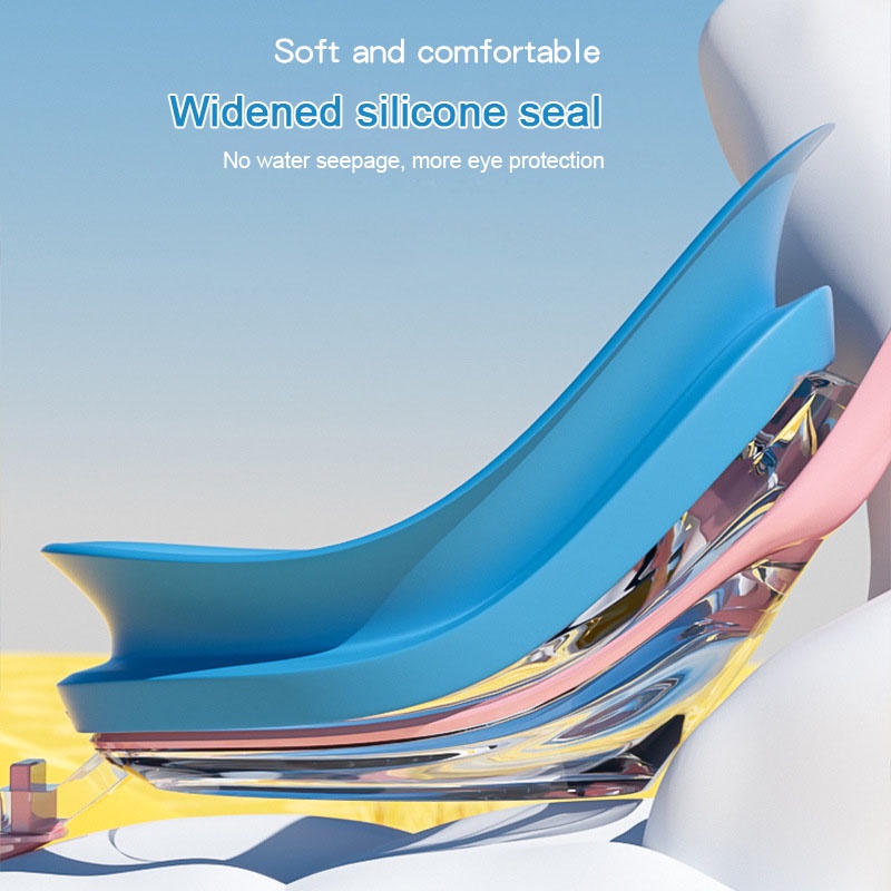 Kính Bơi Chống Thấm Nước Chống Sương Mù Chất Lượng Cao Dành Cho Bé