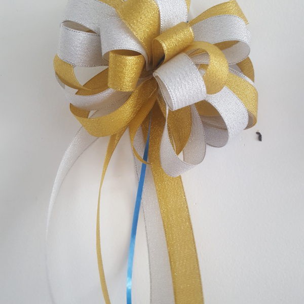 Ruy băng kim tuyến bản 1cm dài 22m