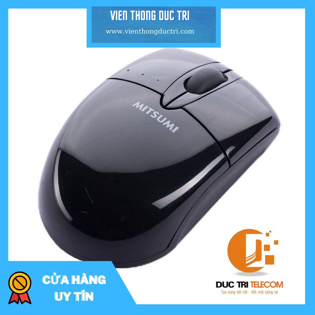 Chuột không dây Mitsumi 5608 cuộn trang nhanh, sử dụng bán kính 8km - Vienthongductri
