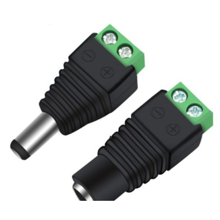 Jack cắm DC 2.1mm x 5.5mm Jack DC Domino Đầu cắm và lổ cắm nguồn DC