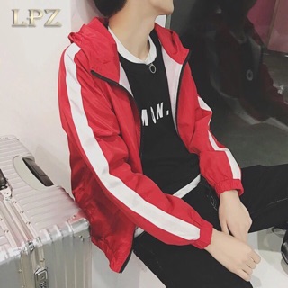 Áo khoác dù 1 sọc to
