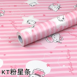Giấy dán tường hello kitty