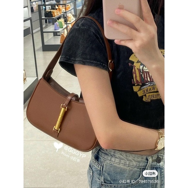 [MS 158]Kẹp nách ck ko box miệng có kéo khoá - HANA BAG