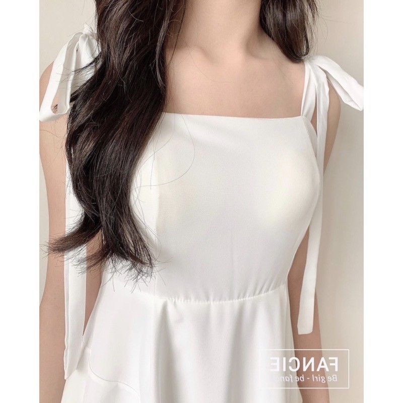 Đầm nữ trắng tầng phối lưới siêu ht hiện nay đầm may 2 lớp chất đẹp như hình mã[ ĐUÔI CÁ | BigBuy360 - bigbuy360.vn