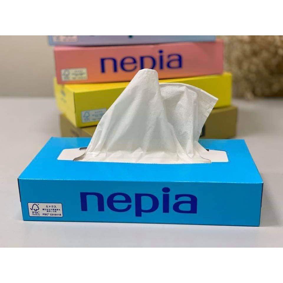 Set 5 Hộp Giấy Ăn Nepia Cao Cấp 2 Lớp 150Tờ/Hộp